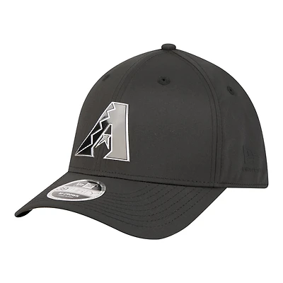 Men's New Era  Black Arizona Diamondbacks Metallic 39THIRTY M-Crown Flex Hat