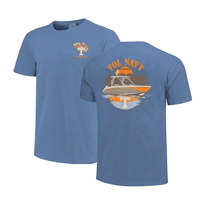 Unisex Image One  Blue Tennessee Volunteers Hyper Local Navy Boat T-Shirt