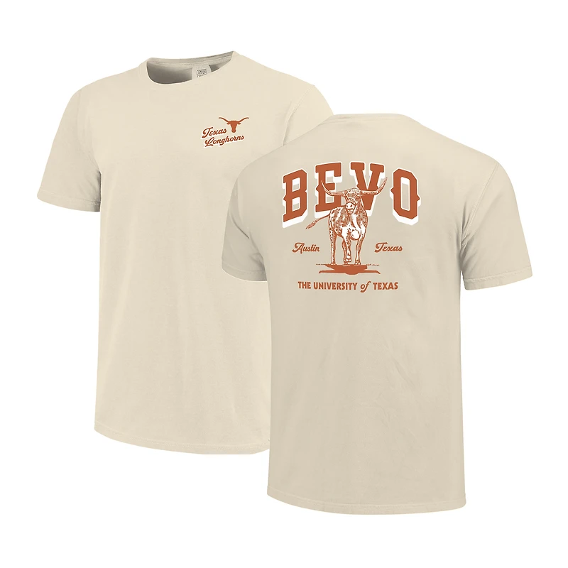 Unisex Image One  Natural Texas Longhorns Hyper Local Bevo T-Shirt
