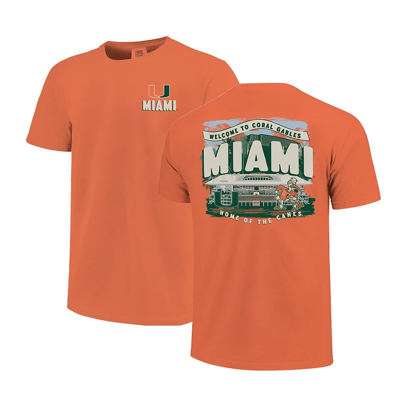 Men's Orange Miami Hurricanes Hyper Local T-Shirt