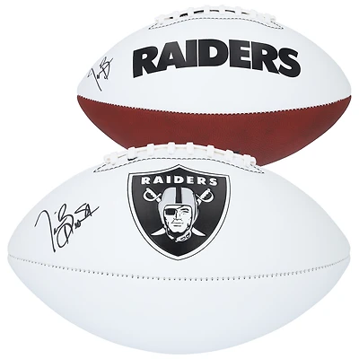 Tim Brown Oakland Raiders Autographed Franklin White Panel Football