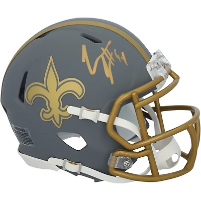 Cameron Jordan New Orleans Saints Autographed Riddell Slate Speed Mini Helmet
