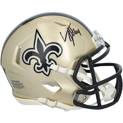 Cameron Jordan New Orleans Saints Autographed Riddell Speed Mini Helmet