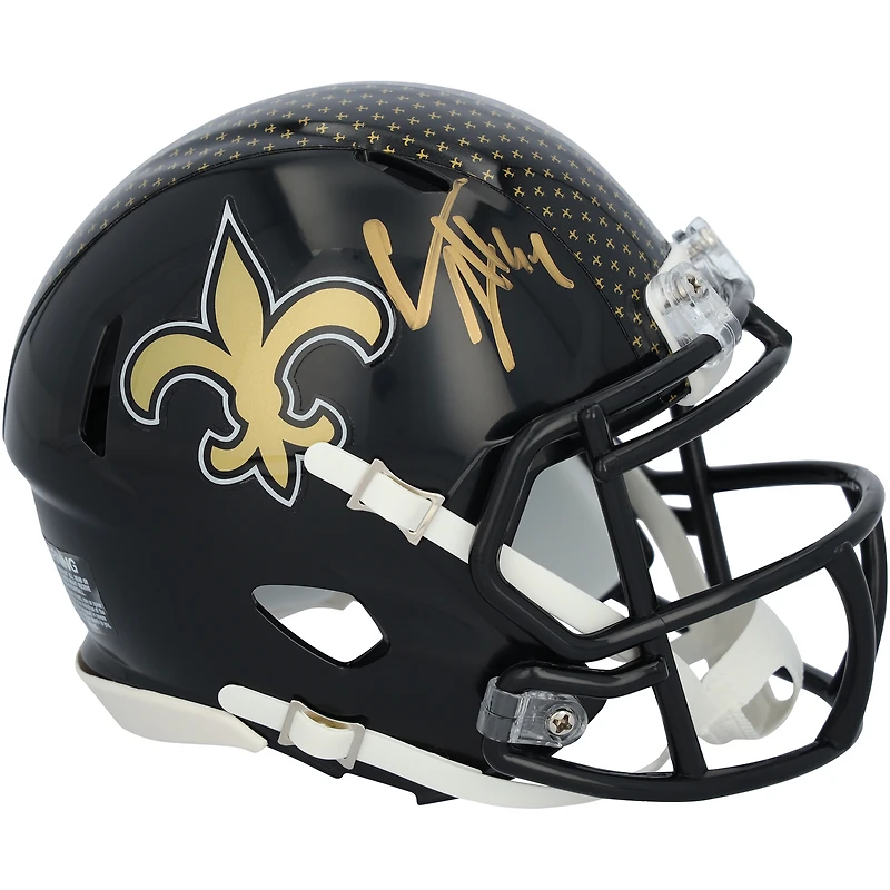 Cameron Jordan New Orleans Saints Autographed Riddell 2022 Alternate Speed Mini Helmet