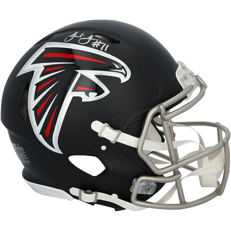 Julio Jones Atlanta Falcons Autographed Riddell Speed Authentic Helmet