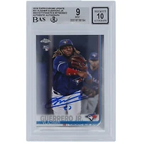 Vladimir Guerrero Jr. Toronto Blue Jays Autographed 2019 Topps Chrome Update #21 Beckett Fanatics Witnessed Authenticated 9/10 Rookie Card