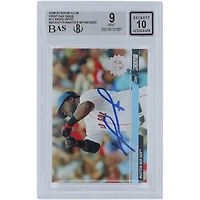 David Ortiz Boston Red Sox Autographed 2008 Topps Stadium Club First Day Issue #11 #/599 Beckett Fanatics Witnessed Authenticated 9/10 Card