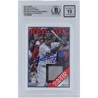 David Ortiz Boston Red Sox Autographed 2023 Topps '88 Topps Jersey Relic #88R-DO Beckett Fanatics Witnessed Authenticated 10 Card