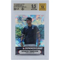 Spencer Torkelson Detroit Tigers Autographed 2021 Bowman Chrome '20 Summer Camp Atomic Refractors #SC-2 #/150 Beckett Fanatics Witnessed Authenticated 9.5/10 Card