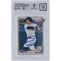 Spencer Torkelson Detroit Tigers Autographed 2020 Bowman Draft #BD-121 Beckett Fanatics Witnessed Authenticated /10 Card