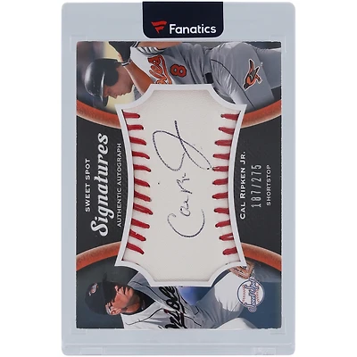 Cal Ripken Jr. Baltimore Orioles Autographed 2008 Upper Deck Sweet Spot #S-CR #187/275 Card