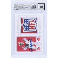 Deebo Samuel San Francisco 49ers Autographed 2021 Panini Encased Diamond Substantial Swatches NFL Crest Relic #SS-DS #1/1 Beckett Fanatics Witnessed Authenticated 10 Card