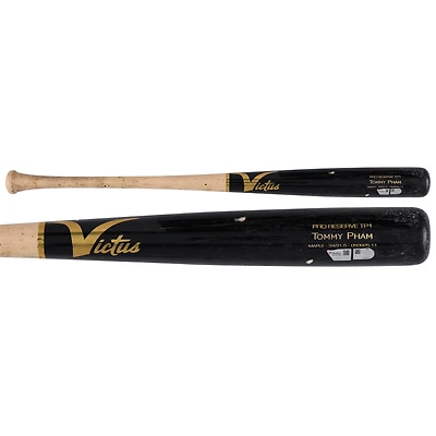 Tommy Pham Pittsburgh Pirates Game-Used Black/Tan Victus Broken Bat vs. Chicago Cubs on June 14, 2025