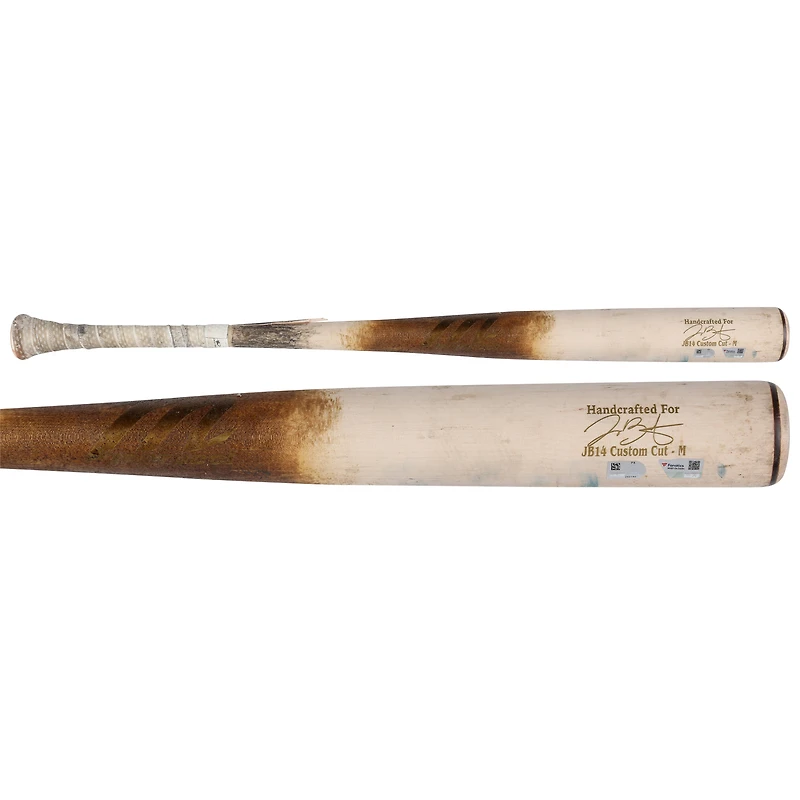 Joey Bart Pittsburgh Pirates Game-Used Tan Marucci Broken Bat vs. Texas Rangers on June 20, 2025