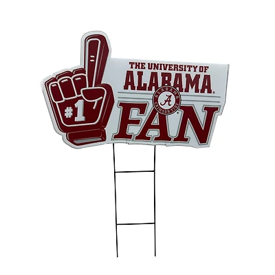 Pegasus Alabama Crimson Tide 11" x 23" #1 Fan Yard Sign
