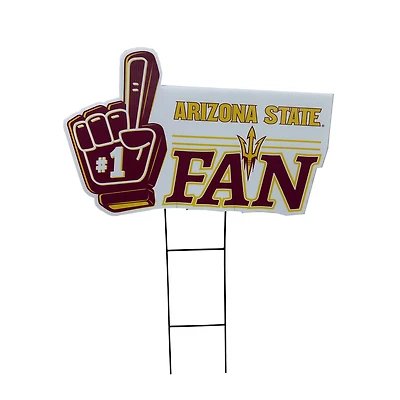 Pegasus Arizona State Sun Devils 11" x 23" #1 Fan Yard Sign