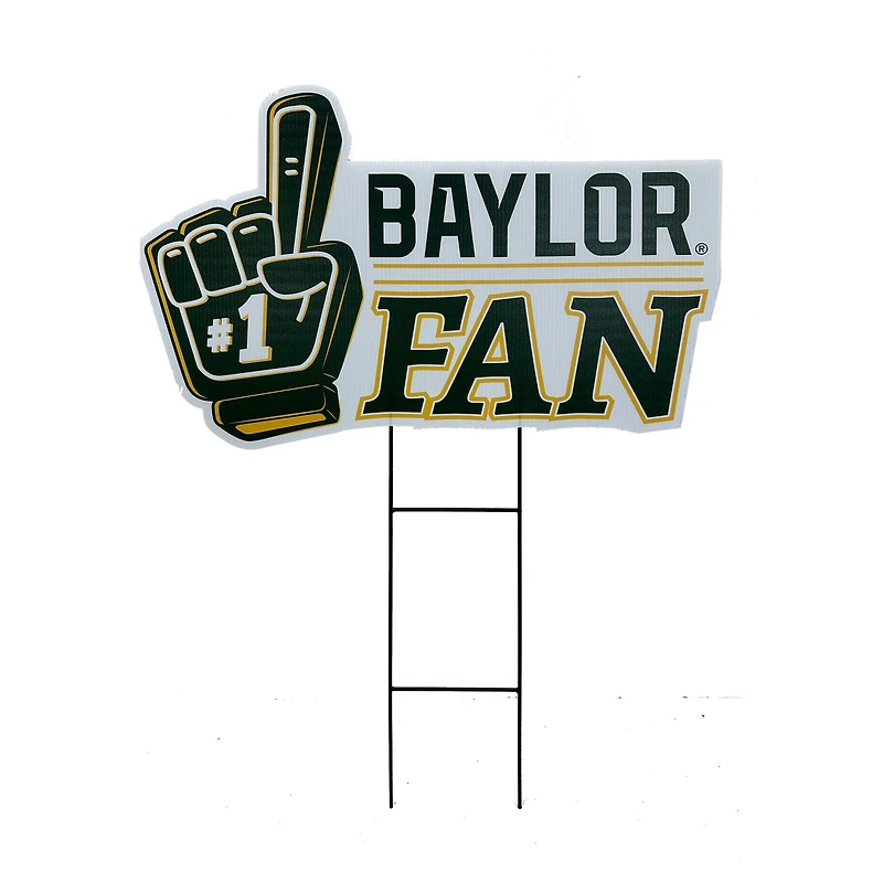 Pegasus Baylor Bears 11" x 23" #1 Fan Yard Sign
