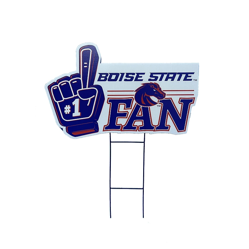 Pegasus Boise State Broncos 11" x 23" #1 Fan Yard Sign