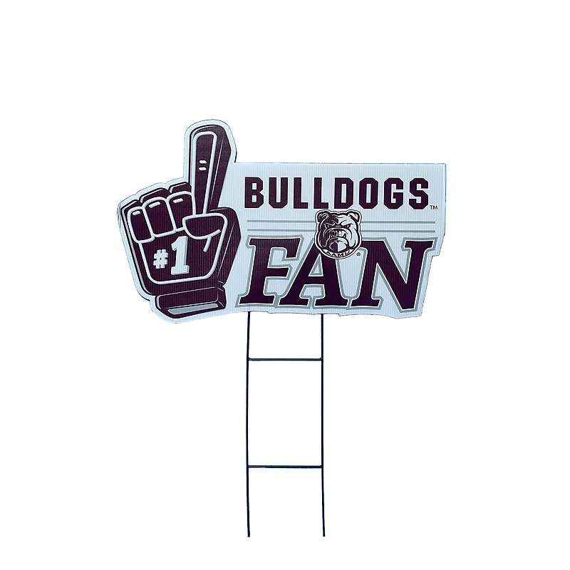 Pegasus Alabama A&M Bulldogs 11" x 23" #1 Fan Yard Sign