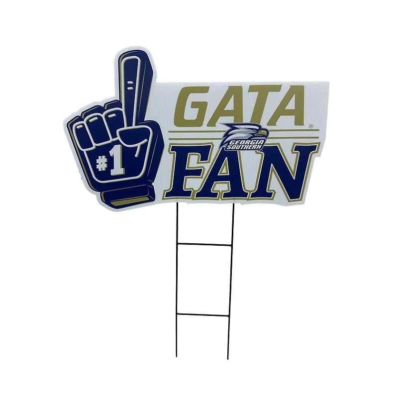 Pegasus Georgia Southern Eagles 11" x 23" #1 Fan Yard Sign