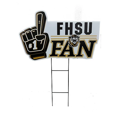 Pegasus Fort Hays State Tigers 11" x 23" #1 Fan Yard Sign