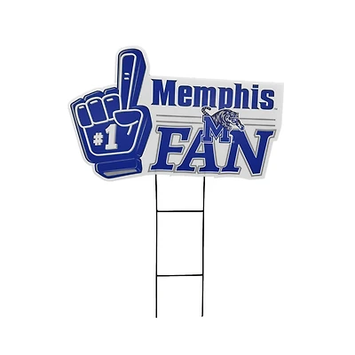 Pegasus Memphis Tigers 11" x 23" #1 Fan Yard Sign