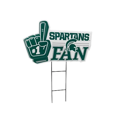 Pegasus Michigan State Spartans 11" x 23" #1 Fan Yard Sign