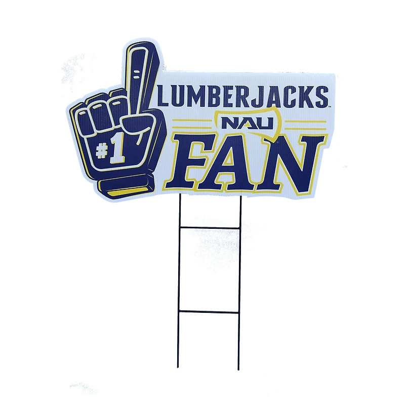 Pegasus Northern Arizona Lumberjacks 11" x 23" #1 Fan Yard Sign