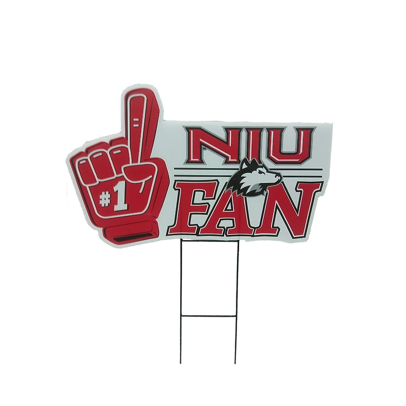 Pegasus Northern Illinois Huskies 11" x 23" #1 Fan Yard Sign