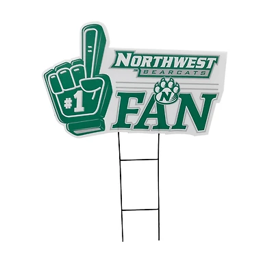 Pegasus Northwest Missouri State Bearcats 11" x 23" #1 Fan Yard Sign