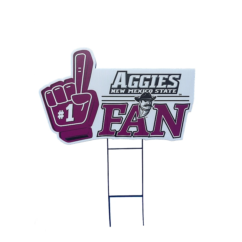 Pegasus New Mexico State Aggies 11" x 23" #1 Fan Yard Sign