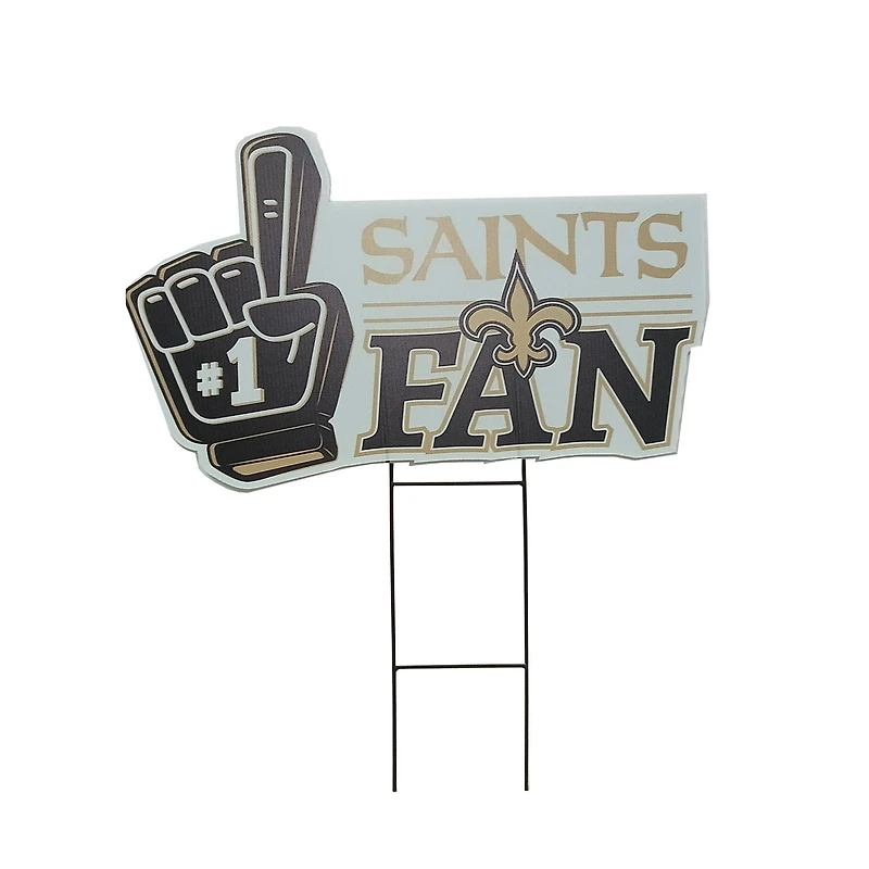Pegasus New Orleans Saints 11" x 23" #1 Fan Yard Sign