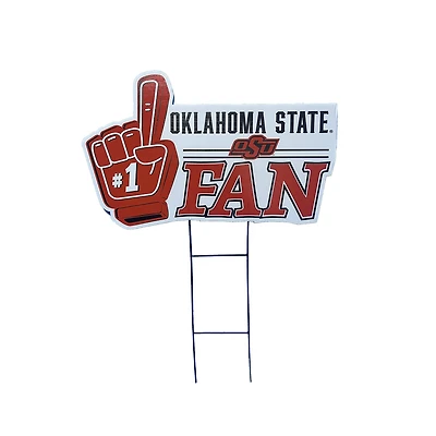 Pegasus Oklahoma State Cowboys 11" x 23" #1 Fan Yard Sign