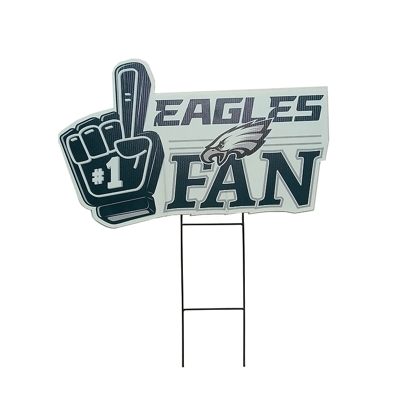 Pegasus Philadelphia Eagles 11" x 23" #1 Fan Yard Sign