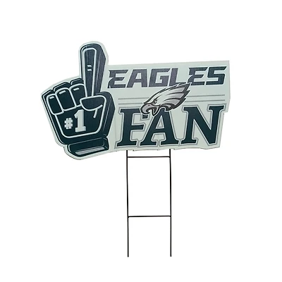 Pegasus Philadelphia Eagles 11" x 23" #1 Fan Yard Sign