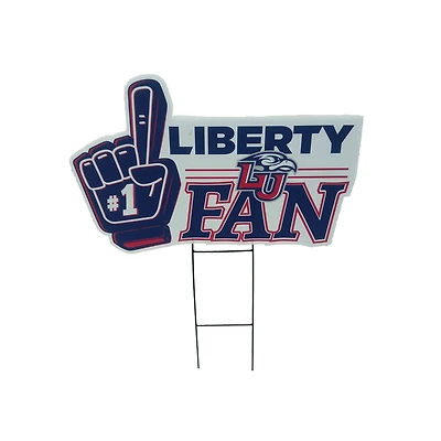 Pegasus Liberty Flames 11" x 23" #1 Fan Yard Sign