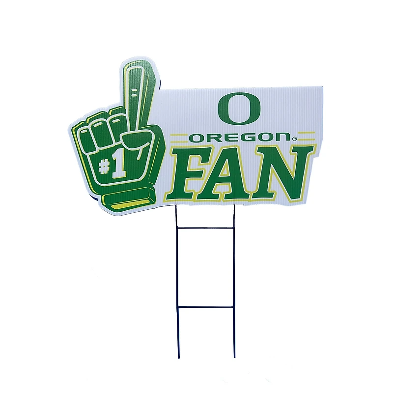 Pegasus Oregon Ducks 11" x 23" #1 Fan Yard Sign