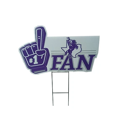 Pegasus Tarleton State Texans 11" x 23" #1 Fan Yard Sign