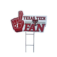 Pegasus Texas Tech Red Raiders 11" x 23" #1 Fan Yard Sign