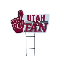 Pegasus Utah Utes 11" x 23" #1 Fan Yard Sign