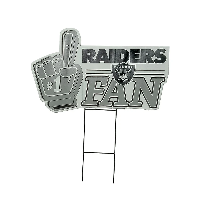 Pegasus Las Vegas Raiders 11" x 23" #1 Fan Yard Sign