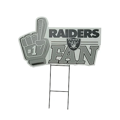 Pegasus Las Vegas Raiders 11" x 23" #1 Fan Yard Sign