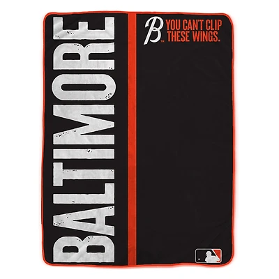 Pegasus Baltimore Orioles 66" x 95" Oversized City Connect Blanket