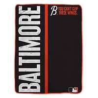 Pegasus Baltimore Orioles 66" x 95" Oversized City Connect Blanket