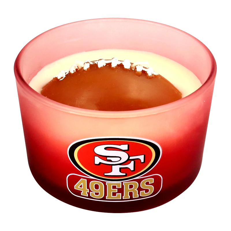 Pegasus San Francisco 49ers 14oz. 3D Wax Football Glass Candle