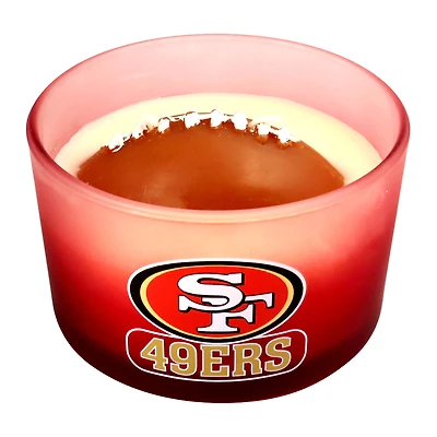 Pegasus San Francisco 49ers 14oz. 3D Wax Football Glass Candle