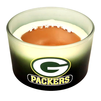 Pegasus Green Bay Packers 14oz. 3D Wax Football Glass Candle