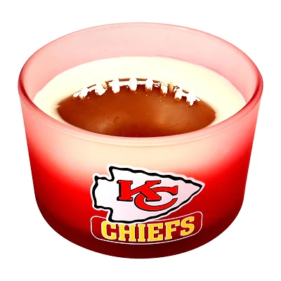 Pegasus Kansas City Chiefs 14oz. 3D Wax Football Glass Candle