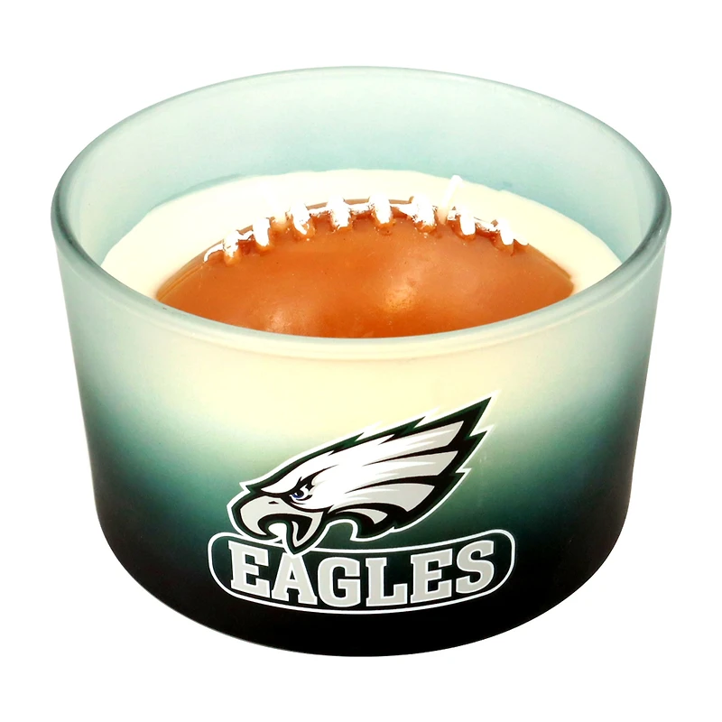Pegasus Philadelphia Eagles 14oz. 3D Wax Football Glass Candle