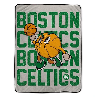 Pegasus Boston Celtics 60" x 80" Cartoon Basketball Ultra Cozy Blanket